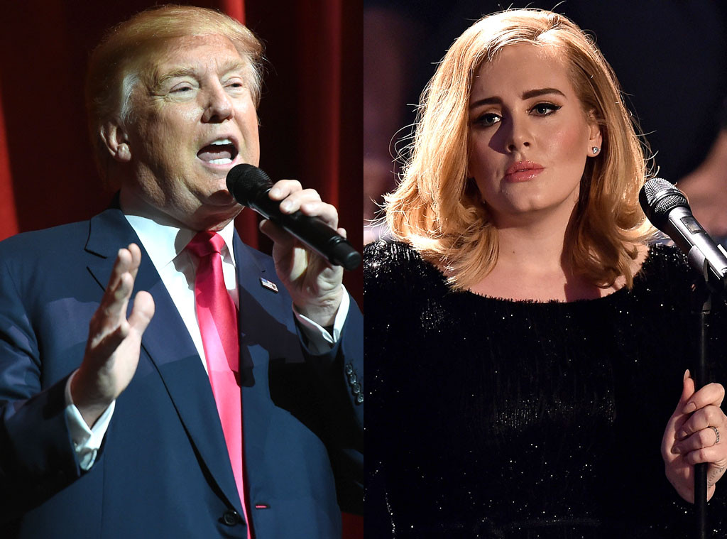 Adele, Donald Trump Adele, Donald Trump